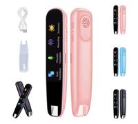 Genérico Original Translator Pen, Portable Smart Scanning & Reading Translators, Supports 112 Languages Translation Pen, For Study,Work,Travel (Pink)