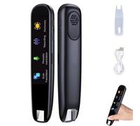 Genérico Original Translator Pen, Portable Smart Scanning & Reading Translators, Supports 112 Languages, Support for Offline Intelligent Translation Pen, for Study Work Travels (Black)