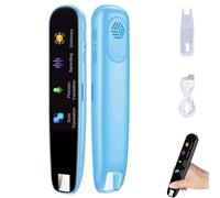Genérico Original Translator Pen, Portable Smart Scanning & Reading Translators, Supports 112 Languages, Support for Offline Intelligent Translation Pen, for Study Work Travels (Blue)