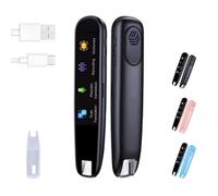 Genérico Original Translator Pen, Portable Smart Scanning & Reading Translators,Supports 112 Languages Original Translator Pen, Work,Travel, Offline Online Language Support (Black)