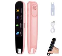Genérico Original Translator Pen, Portable Smart Scanning & Reading Translators, Supports 112 Languages, Support for Offline Intelligent Translation Pen, for Study Work Travels (Pink)
