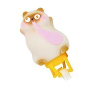 Genérico Ornament For Bike Handlebar, Bike Handlebar Figurine Cartoon Animal, Accessory For Scooter Cycling Riding Kids Outdoors Sports Motor Stem Motorcycle Helmet
