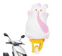Genérico Ornament For Bike Handlebar, Bike Handlebar Figurine Cartoon Animal, Accessory For Scooter Cycling Riding Kids Outdoors Sports Motor Stem Motorcycle Helmet