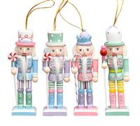 Generico Ornamento - Colgante navideño de 5,12 pulgadas | Figura de madera: pieza de exhibición color que agrega decoraciones al simbolismo del poder de la tradición estanques