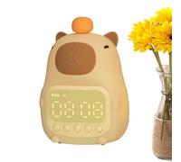 Genérico Orologio Digitale - Carina, Lampada Da Notte Capibara, per Bambini con Notturne, Digitale Carina per Bambini, Camerette, Ragazzi