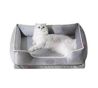 Genérico Orthopedic Dog Bed, Cama Universal for Perros Four Seasons, tapete for Mascotas, Tela Supersuave, extraíble,Memory Foam Dog Bed(Red,45x35x18CM)