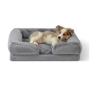 Genérico Orthopedic Dog Bed, Sofá for Mascotas extraíble y Lavable, Nido for Perros y Gatos con Masaje y ortopédico, no se deforma fácilmente, Transpirable,Memory Foam Dog Bed(88x64x20cm,Red)