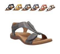 Genérico Orthowalkway Womens Sandals, Orthowalkway Shoes, 2025 Women’s Arch Support Sandals, Casual Orthopedic Beach Shoes (Gray,43)