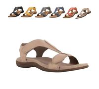 Genérico Orthowalkway Womens Sandals, Orthowalkway Shoes, 2025 Women’s Arch Support Sandals, Casual Orthopedic Beach Shoes (Off White,43)