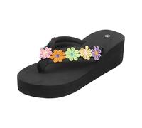 Genérico Ortopédicas para Mujer Zapatos Sandalias Elásticas para Mujer Sandalias De Cuña De Verano Estilo Bohemio Veraniego Cómodas Antideslizantes Y Transpirables con Punta Abierta Y Tacón Cuña