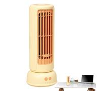Genérico Oscillating Fan, Rotating Tower Ventilator, 3.94x3.94x10.24 Inches, Quiet Air Circulation, Compact Portable Design, Settings Cooling Device for Home Workplace Dorm Kitchen Use