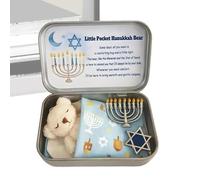 Generico Oso de Peluche de Peluche, decoración en Forma de muñeca con y Tarjeta - De Peluche | Regalo para Halloween Niños Cumpleaños San Navidad Niñas y Novia