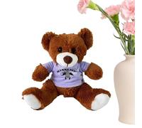 Genérico oso de peluche - Juguete lindo para decoraciones y piezas maestras, juguete de peluche para niño, niña, cumpleaños, San Valentín, Navidad, Halloween, Pascua