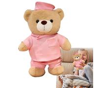 Genérico Oso Enfermero | Animal De Peluche Bonito | Juguete Novedoso para Niños Navidad Cumpleaños Halloween Compañero De Cuna Y Habitación Infantil