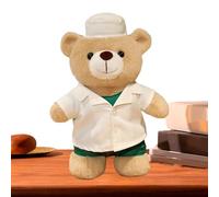 Genérico Oso Enfermero - Peluche Suave Y Adorable,Cojín Decorativo para Niños Bebés Sala Dormitorio Escritorio Estantería Regalo Navidad Cumpleaños