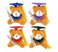 Genérico Osos De Peluche Suaves, 1 Juego De Figura De Oso De Graduación, Muñeco De Felpa con Sombrero Decoración Colgante para Niños Niñas Preescolar Primaria Universidad Recuerdo
