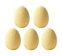 Genérico Ostereier Frühlings Dekoration - Pastellfarbene 5 Stück leichte Dekoeier, Temporada Osterfeier Gestaltung Elemente, Vielseitige Tisch Jarrón Arrangement Accesorios, Harmonische Raumversch