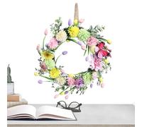 Genérico Osterkranz | 40 Cm Künstlicher, Hübscher, Festlicher Frühlingskranz | Türkranz | Für Familie, Freunde, Erwachsene, Männer, Frauen, Feiertage, Zuhause, Wand, Drinnen Und Draußen