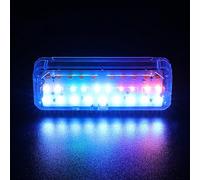 Genérico Otros De Advertencia De Motocicleta - Luz De Seguridad Impermeable LED Colorida Con Carga USB | Universal Bike Scooter Decorative Señal Lámparas Con Banda De Doble Cara Sólida