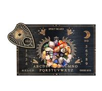 Genérico Ouija Spirit Board - Wood Decision Maker Message Board with Letters and Numbers | Spirit Mystical Adivination Decor - Planchette for Boys Girls and Spiritual