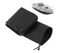 Genérico Outboard Motor Rigging Sleeve - 48 Inch, Zippered Wire Wrap,Sturdy Material | Broad Application,Black Boat Trolling Motor Cable Protector For Boat Marine Gear Management Protection Rigging