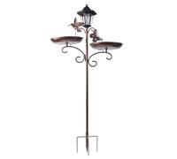 Genérico Outdoor Bird Bath Tray with Solar Light For Garden and Patio