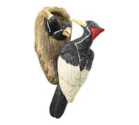 Genérico Outdoor Bird Statues - Bird Statue for Tree Trunk | Resin Birds Figurine Garden Decor | Birds Feeding Sculpture, Tree Hanging Ornament for Entryway, Lawn, Front Porch, Backyard, Farmhouse