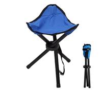 Genérico Outdoor Camping Folding Chair - 14.96x3.94x3.94 Inches Folding Camping Stool | Lightweight FoldingStool for Outdoor Walking Hunting Hiking Fishing Travel | Portable Triangular Stool