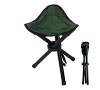 Genérico Outdoor Camping Folding Chair - 14.96x3.94x3.94 Inches Folding Camping Stool | Lightweight FoldingStool for Outdoor Walking Hunting Hiking Fishing Travel | Portable Triangular Stool