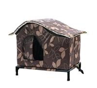 Genérico Outdoor Cat House - Waterproof Winter Cat Shelter with Thermal Mat | Oxford cloth insulated shelter with waterproof design and double sided thermal pad for patio, garden, backyard and outdoor ca