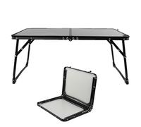 Genérico Outdoor Compact Camp Table, Folding Beach Tables with High Strength Frame, Aluminum Alloy Stable Aluminum Composite Panel for Camping, Picnics, and Outdoor Use, 24.01x15.94x10.63 Inches