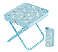 Genérico Outdoor Folding Chair, Portable Camping Stool, 11.02x9.45x10.24inches, Lightweight Foldable Seat, Weather-Resistant Material, Ideal for Picnic, Hiking, Porch, Park, Beach, Backyard