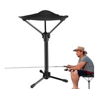 Genérico Outdoor Folding Chairs, Portable Camping Stool with Three Height Modes, Foldable Strong Load-Bearing Chair for Parks Train Station Fishing Podium Travel, 16.93x3.54 Inches