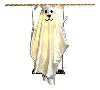 Genérico Outdoor Halloween Decorations - 59 Inch Light Up Swing Ghost Dog