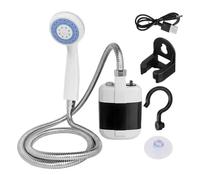 Genérico Outdoor Hydro Station - Portable Pressurized Basin, Handheld Electric Submersible Pump, USB Rechargeable Wand, Adventure Hygiene Equipment, Wilderness Bathing Gear, Small Slate Blue Kit