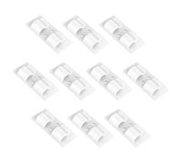 Genérico Outdoor Light Hangers For String Lights | 10X Effortless Setup String Light Outdoor Clips Hooks,4.6x2.2cm Long Serving Effortless Wire Placement Christmas Lighting Hooks For Fairy Lights