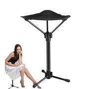 Genérico Outdoor Portable Chair - Adjustable Outdoor Chair Foldable Stool For Camping - Comfortable Camping Furniture with Strong Load-Bearing Capacity For Queuing Up, Parks, Teacher's Podium