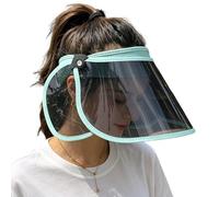 Genérico Outdoor Riding Sun Hat - Clear Face Shield Visor, Adjustable Sunshade Headwear, Breathable Sports Cap, UV Guard | Detachable Film, Sun Shield For Face For Work Women Men Cycling Beach