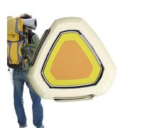 Genérico Outdoor Safety Lamp - Rechargeable Chest Light for Visibility | Strong Magnetic Clip with 3 Modes, Warning Flashing Lamp, Night Walking Gear for Camping Hiking Jogging Dog