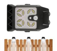 Genérico Outdoor Solar Fence Lights - Waterproof Motion Sensor for Clip On Deck Lighting | Solar Powered with Wall Mounted LED Security, Lamps for Backyard Patio Pathway Porch RV Garage Shed