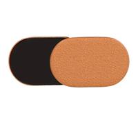 Genérico Oval Core Sliders - 2 Pack Ejercicio Gliding Discs for AB Workouts | Portable EVA Felt Sliders for Carpet & Hard Floors | Low Home Gym Equipment for Pilates Yoga Strength Training