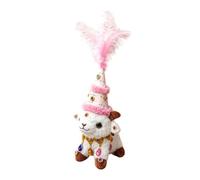 Genérico Oveja de Peluche | con Collar y Sombrero 35 centímetros Bonito | Cordero | para Cumpleaños Infantil, Salón, Dormitorio, Sofá, Estante, Mesita de Noche, Escritorio, Decoración