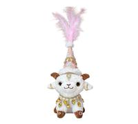 Genérico Oveja de Peluche | con Collar y Sombrero 35 centímetros Bonito | muñeco de Oveja | para Niños y Adultos: Salón, Dormitorio, Sofá, Estantería, Mesilla Noche, Escritorio, Decoración del