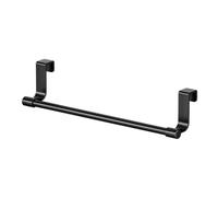 Genérico Over Cabinet Door Towel Holder - No Drill Stainless Steel Towel Rack, Hanging Kitchen and Bathroom Towels Bar for Cabinet and Cupboard Doors | Space Saving Storage Organizer