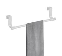 Genérico Over Cabinet Door Towel Holder - No Drill Stainless Steel Towel Rack, Hanging Kitchen and Bathroom Towels Bar for Cabinet and Cupboard Doors | Space Saving Storage Organizer
