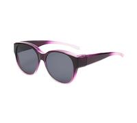 Genérico Over Glasses Sunglasses - PC, 5.83x6.22x2.28in Square Fit Over Glasses Polarized Eyewear | Comfortable, Trendy Sunglasses For Women, Driving, Cycling, Outdoor Travel, Running, Beach