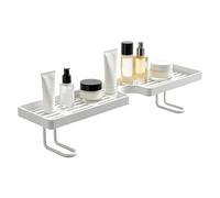Genérico Over Sink Storage Rack - No Drill Faucet Sink Organizer, Portable Space Saving Drying Holder for Sponges Soap Brushes and Cleaning Supplies | Kitchen Bathroom Counter Corner Storage
