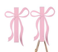 Genérico Over The Door Hooks | 2 Pieces Cute Bow Shape Metal Hanger