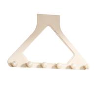 Genérico Over the Door Hooks, 38x22cm ABS Heavy Duty 86g Space-Saving Towel Rack & Purse Holder, No Drill Organizer for Home, Office, Dorm, Closet, Bathroom