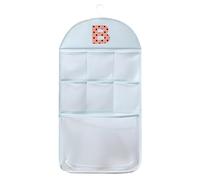 Genérico Over The Door Organizer, Wardrobe Storage Bag, Space Saving Hangable, Portable Easy to Install Sturdy Material Clear Compartments for Home, 28.54x15.35x4.33 Inches